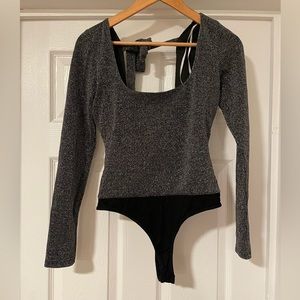 Shimmer Long Sleeve Bodysuit
